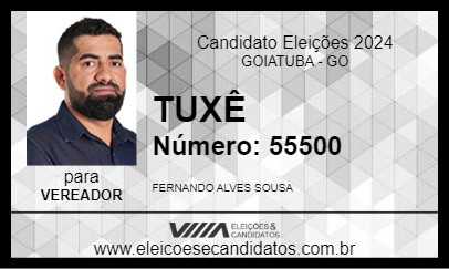 Candidato TUXÊ 2024 - GOIATUBA - Eleições