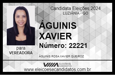 Candidato ÁGUINIS XAVIER 2024 - LUZIÂNIA - Eleições