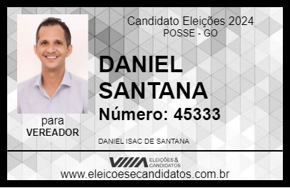 Candidato DANIEL SANTANA 2024 - POSSE - Eleições