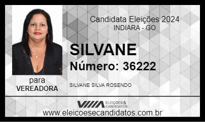 Candidato SILVANE 2024 - INDIARA - Eleições