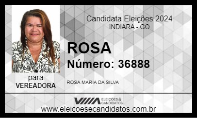 Candidato ROSA 2024 - INDIARA - Eleições