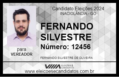 Candidato FERNANDO SILVESTRE 2024 - INACIOLÂNDIA - Eleições