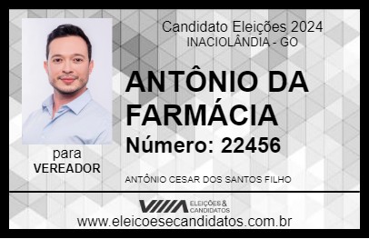 Candidato ANTÔNIO DA FARMÁCIA 2024 - INACIOLÂNDIA - Eleições