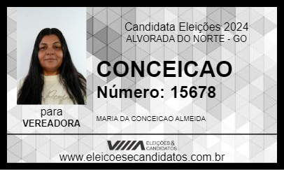 Candidato CONCEICAO 2024 - ALVORADA DO NORTE - Eleições