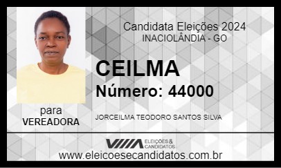 Candidato CEILMA 2024 - INACIOLÂNDIA - Eleições