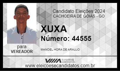 Candidato XUXA 2024 - CACHOEIRA DE GOIÁS - Eleições