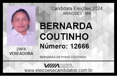 Candidato BERNARDA COUTINHO 2024 - ARAIOSES - Eleições