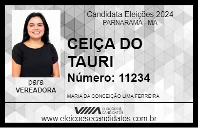 Candidato CEIÇA DO TAURI 2024 - PARNARAMA - Eleições