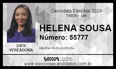 Candidato HELENA SOUSA 2024 - TIMON - Eleições