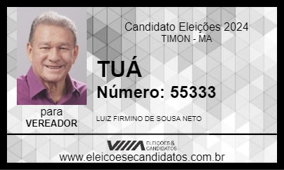 Candidato TUÁ 2024 - TIMON - Eleições