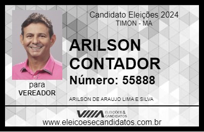 Candidato ARILSON CONTADOR 2024 - TIMON - Eleições