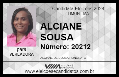 Candidato ALCIANE SOUSA 2024 - TIMON - Eleições