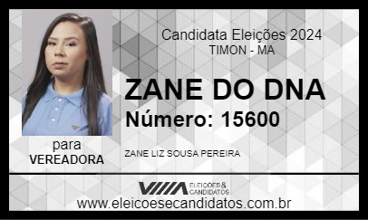 Candidato ZANE DO DNA 2024 - TIMON - Eleições