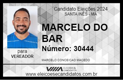 Candidato MARCELO DO BAR 2024 - SANTA INÊS - Eleições