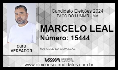 Candidato MARCELO LEAL 2024 - PAÇO DO LUMIAR - Eleições