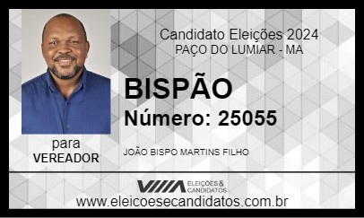 Candidato BISPÃO 2024 - PAÇO DO LUMIAR - Eleições