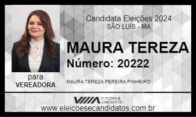 Candidato MAURA TEREZA 2024 - SÃO LUÍS - Eleições