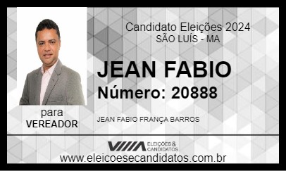 Candidato JEAN FABIO 2024 - SÃO LUÍS - Eleições