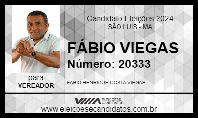 Candidato FÁBIO VIEGAS 2024 - SÃO LUÍS - Eleições