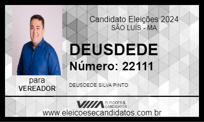 Candidato DEUSDEDE 2024 - SÃO LUÍS - Eleições