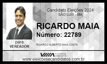 Candidato RICARDO MAIA 2024 - SÃO LUÍS - Eleições