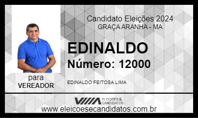 Candidato EDINALDO 2024 - GRAÇA ARANHA - Eleições