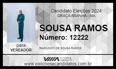 Candidato SOUSA RAMOS 2024 - GRAÇA ARANHA - Eleições