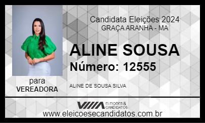 Candidato ALINE SOUSA 2024 - GRAÇA ARANHA - Eleições