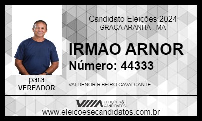 Candidato IRMAO ARNOR 2024 - GRAÇA ARANHA - Eleições