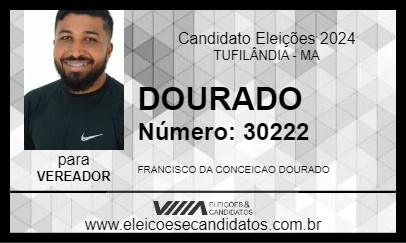 Candidato DOURADO 2024 - TUFILÂNDIA - Eleições