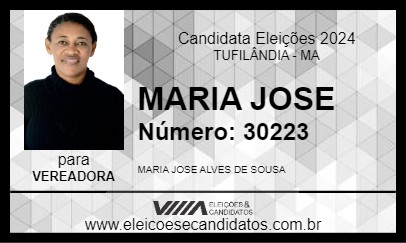 Candidato MARIA JOSE 2024 - TUFILÂNDIA - Eleições