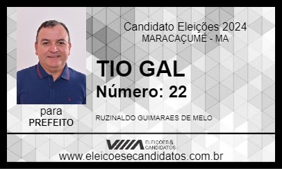 Candidato TIO GAL 2024 - MARACAÇUMÉ - Eleições