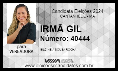 Candidato IRMÃ GIL 2024 - CANTANHEDE - Eleições