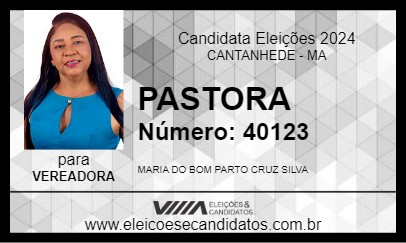 Candidato PASTORA 2024 - CANTANHEDE - Eleições