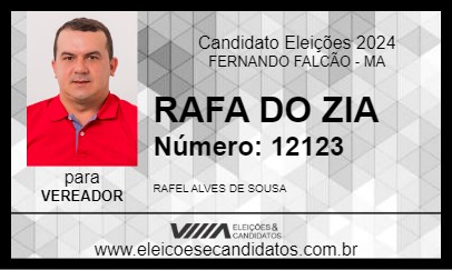 Candidato RAFA DO ZIA 2024 - FERNANDO FALCÃO - Eleições