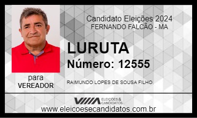 Candidato LURUTA 2024 - FERNANDO FALCÃO - Eleições