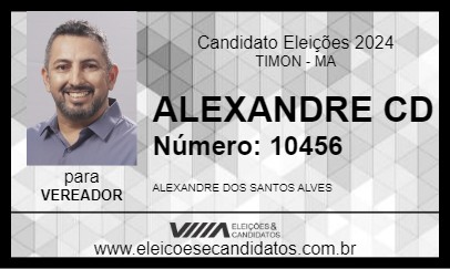 Candidato ALEXANDRE CD 2024 - TIMON - Eleições