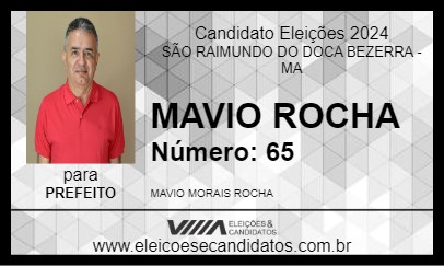 Candidato MAVIO ROCHA 2024 - SÃO RAIMUNDO DO DOCA BEZERRA - Eleições