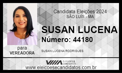 Candidato SUSAN LUCENA 2024 - SÃO LUÍS - Eleições