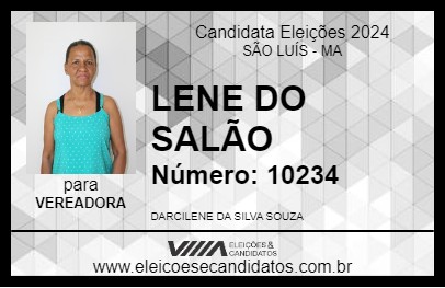 Candidato LENE DO SALÃO 2024 - SÃO LUÍS - Eleições