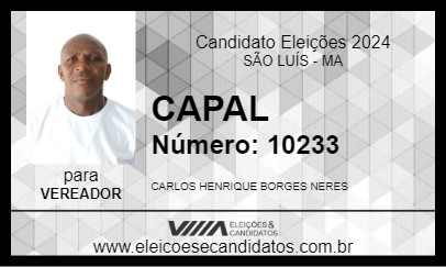 Candidato CAPAL 2024 - SÃO LUÍS - Eleições