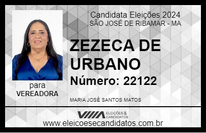 Candidato ZEZECA DE URBANO 2024 - SÃO JOSÉ DE RIBAMAR - Eleições