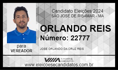 Candidato ORLANDO REIS 2024 - SÃO JOSÉ DE RIBAMAR - Eleições