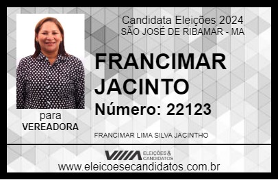 Candidato FRANCIMAR JACINTO 2024 - SÃO JOSÉ DE RIBAMAR - Eleições