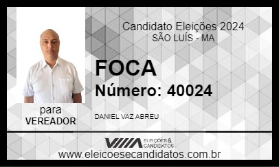 Candidato FOCA 2024 - SÃO LUÍS - Eleições