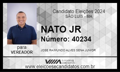 Candidato NATO JR 2024 - SÃO LUÍS - Eleições