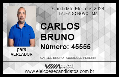 Candidato CARLOS BRUNO 2024 - LAJEADO NOVO - Eleições