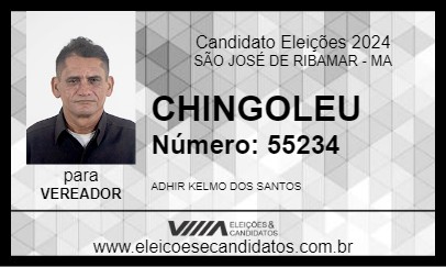 Candidato CHINGOLEU 2024 - SÃO JOSÉ DE RIBAMAR - Eleições