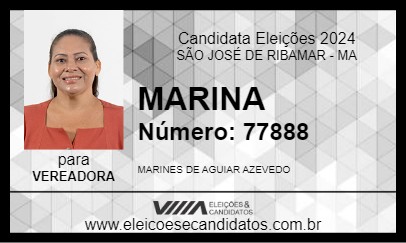 Candidato MARINA 2024 - SÃO JOSÉ DE RIBAMAR - Eleições