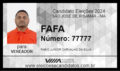 Candidato FAFA 2024 - SÃO JOSÉ DE RIBAMAR - Eleições